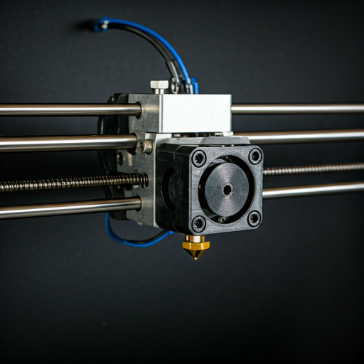 Technical view of 3D printer nozzle