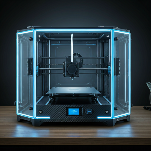 3D printed objects showing surface finish differences