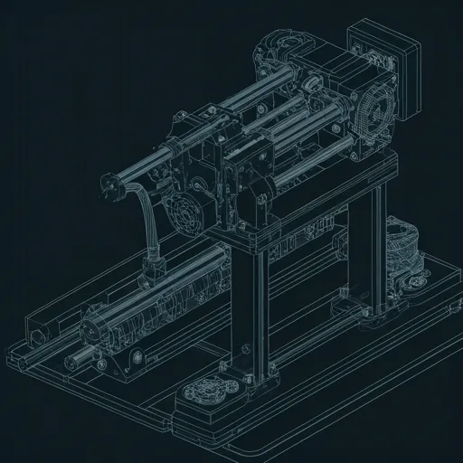 3D printer testing schematic and measurement validation process